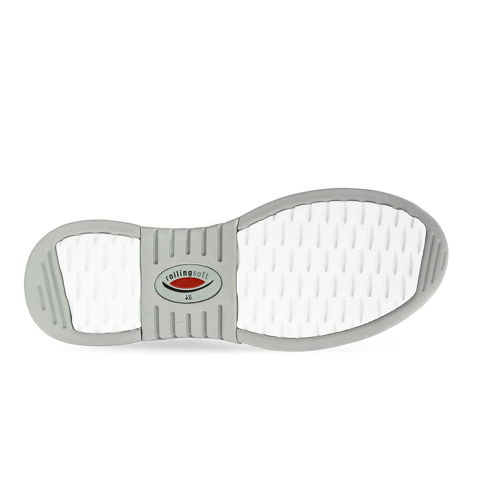 Gabor Rollingsoft Sneaker in Weiß/Grau - Sohle