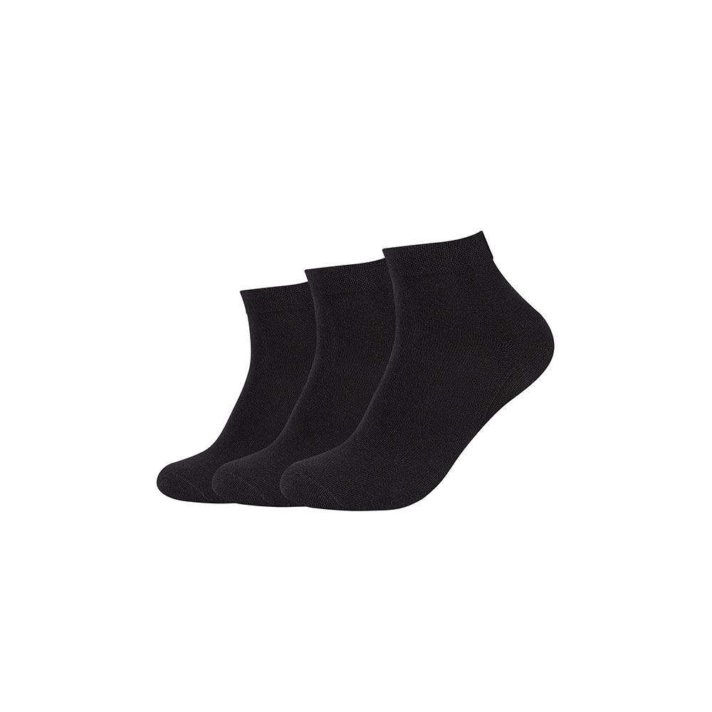 Camano Kurzsocken Camano Kurzsocken schwarz 3er Pack