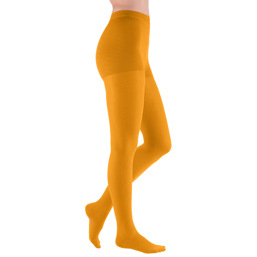 mediven elegance Kompressionsstrumpfhose in Safrangelb