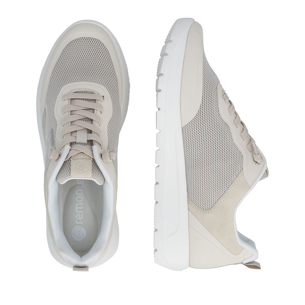 Remonte Sneaker Beige D2V04-60 - Paaransicht 2 - Oben & Außenseite
