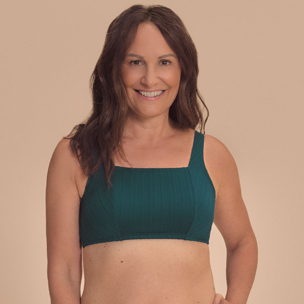 Amoena Prothesen-Bikinitop Treviso SB in Deep Emerald Model