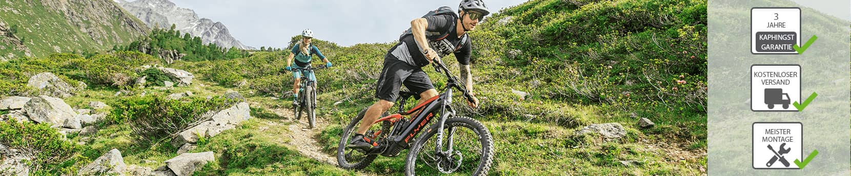 Kaphingst E-Bike Store Mit E-Bikes in der Stadt, auf dem Land oder in den Bergen aktiv unterwegs