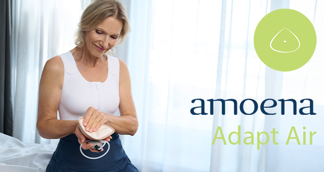 Amoena Adapt Air Brustprothesen: Individuell anpassbar durch einzigartige Luftkammertechnologie.
