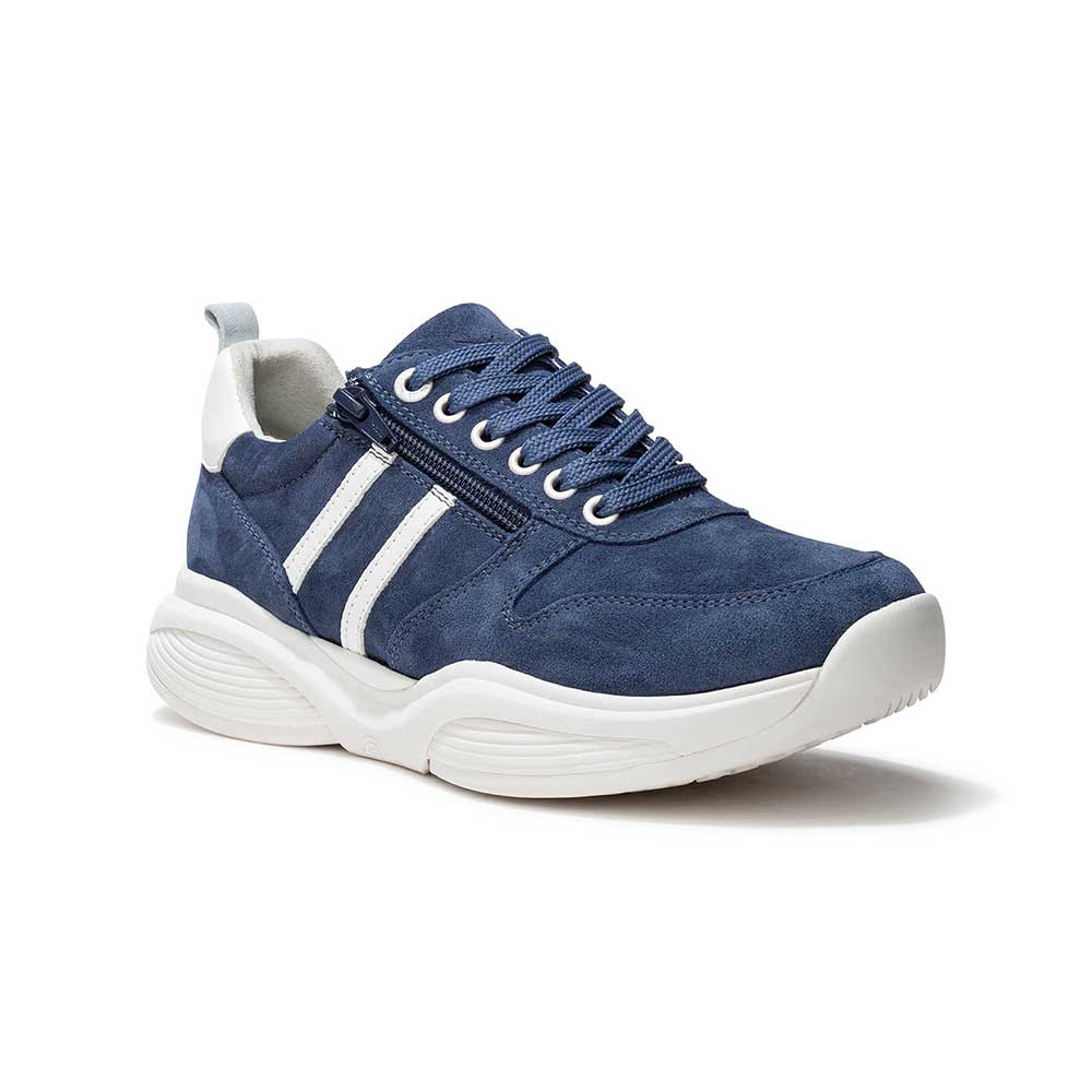 Xsensible Stretchwalker Sneaker SXW3 in der Farbe Denim - Front