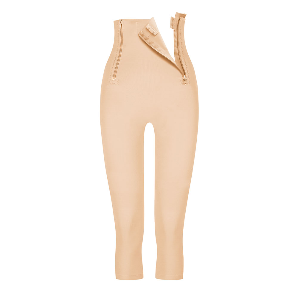 Amoena Kompressionshose Bermuda in Sand - Detail