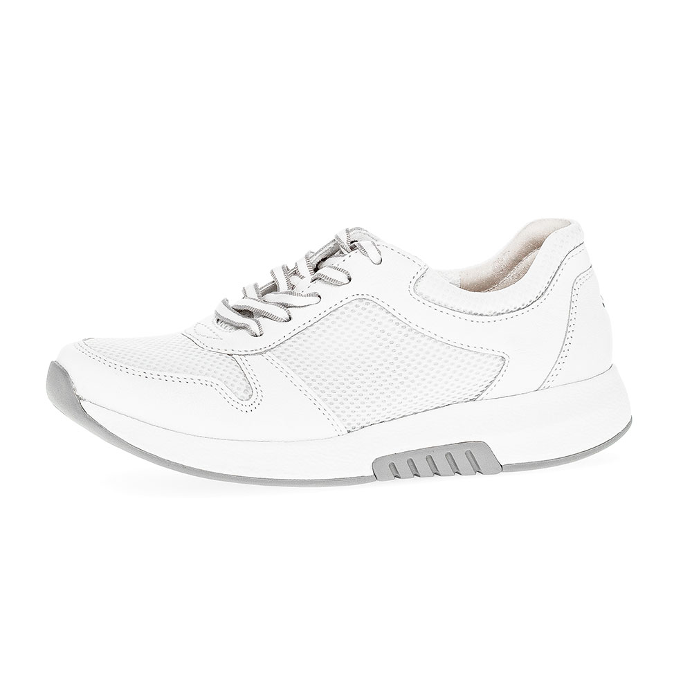 Gabor Rollingsoft Sneaker in Weiß/Grau