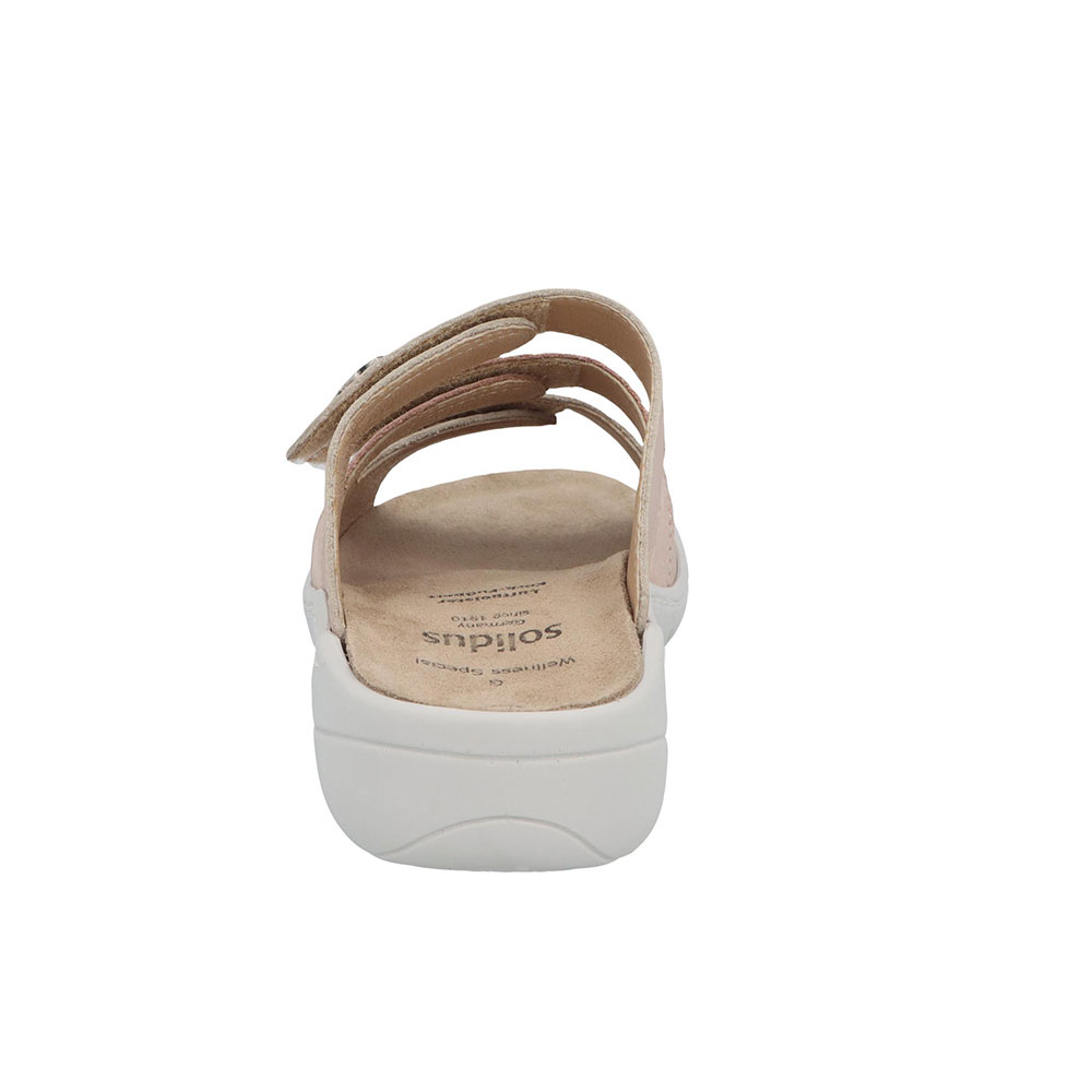 Solidus Pantolette Wellness Spezial in Puder - Ferse