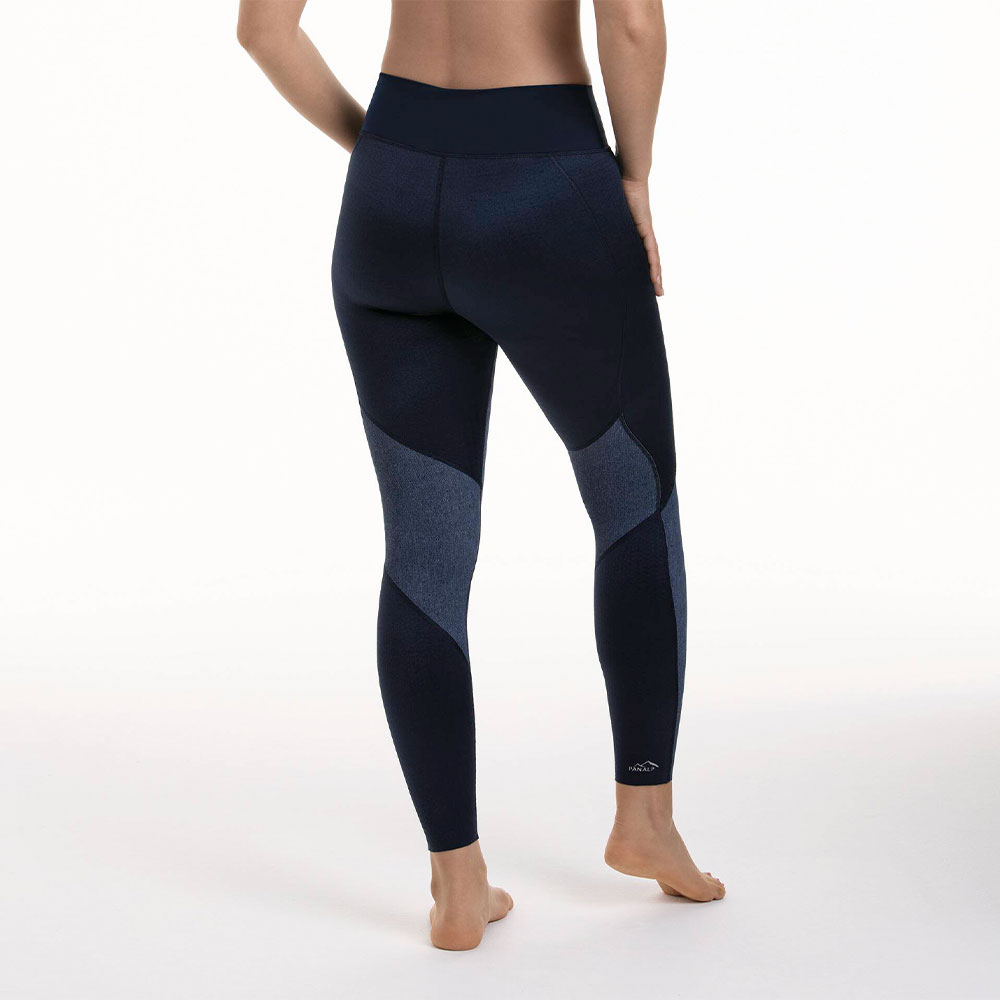 Anita active Sport Tights Compression 1687 Jeans - Model Rückseite