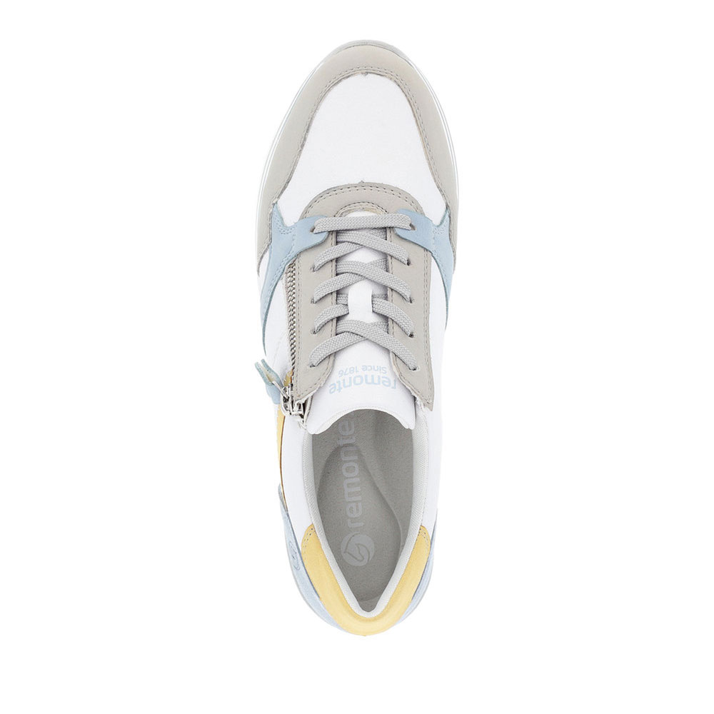 Remonte Damen Sneaker Pastell-Multicolor  von oben