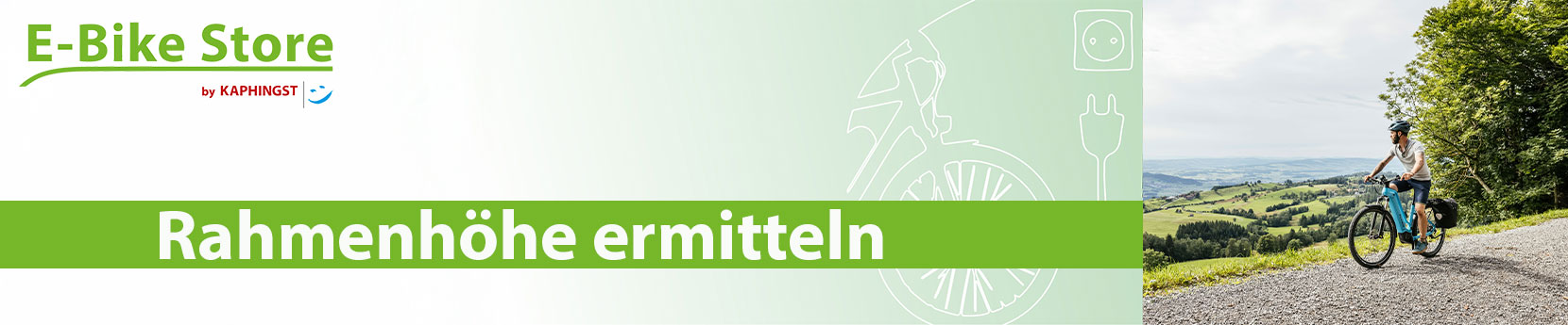 Mit KAPHINGST E-Bike Rahmenhöhe ermitteln und entspannt losradeln