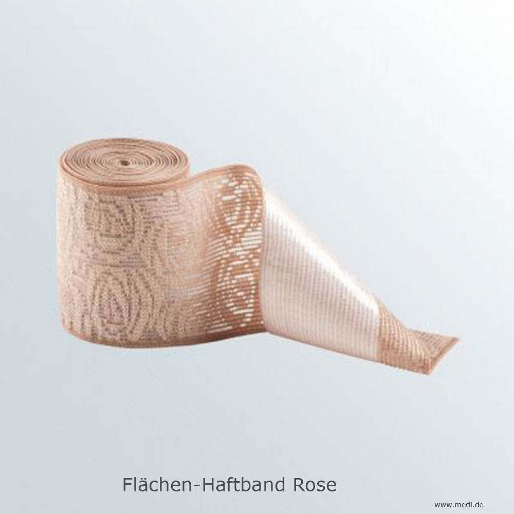 mediven elegance Schenkelstrumpf mit Flächenhaftband Rose