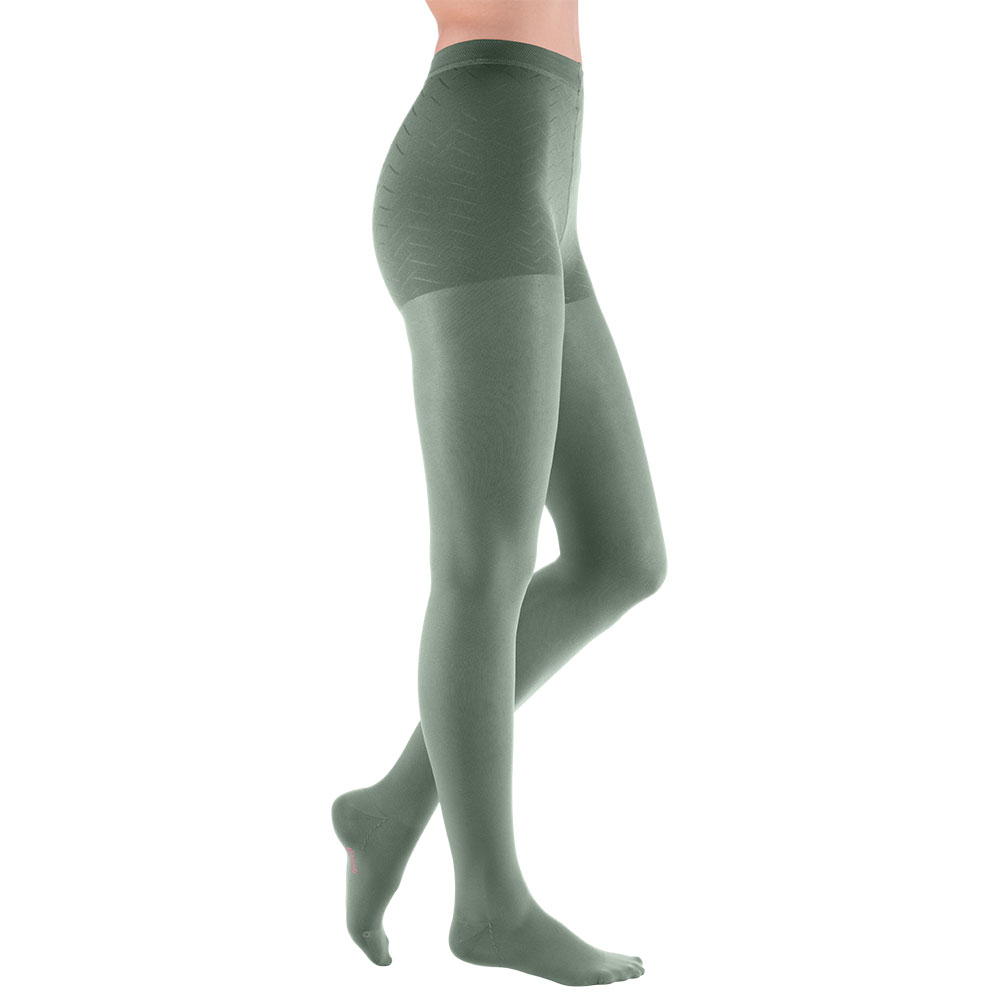 mediven elegance Kompressionsstrumpfhose in Salbeigrün