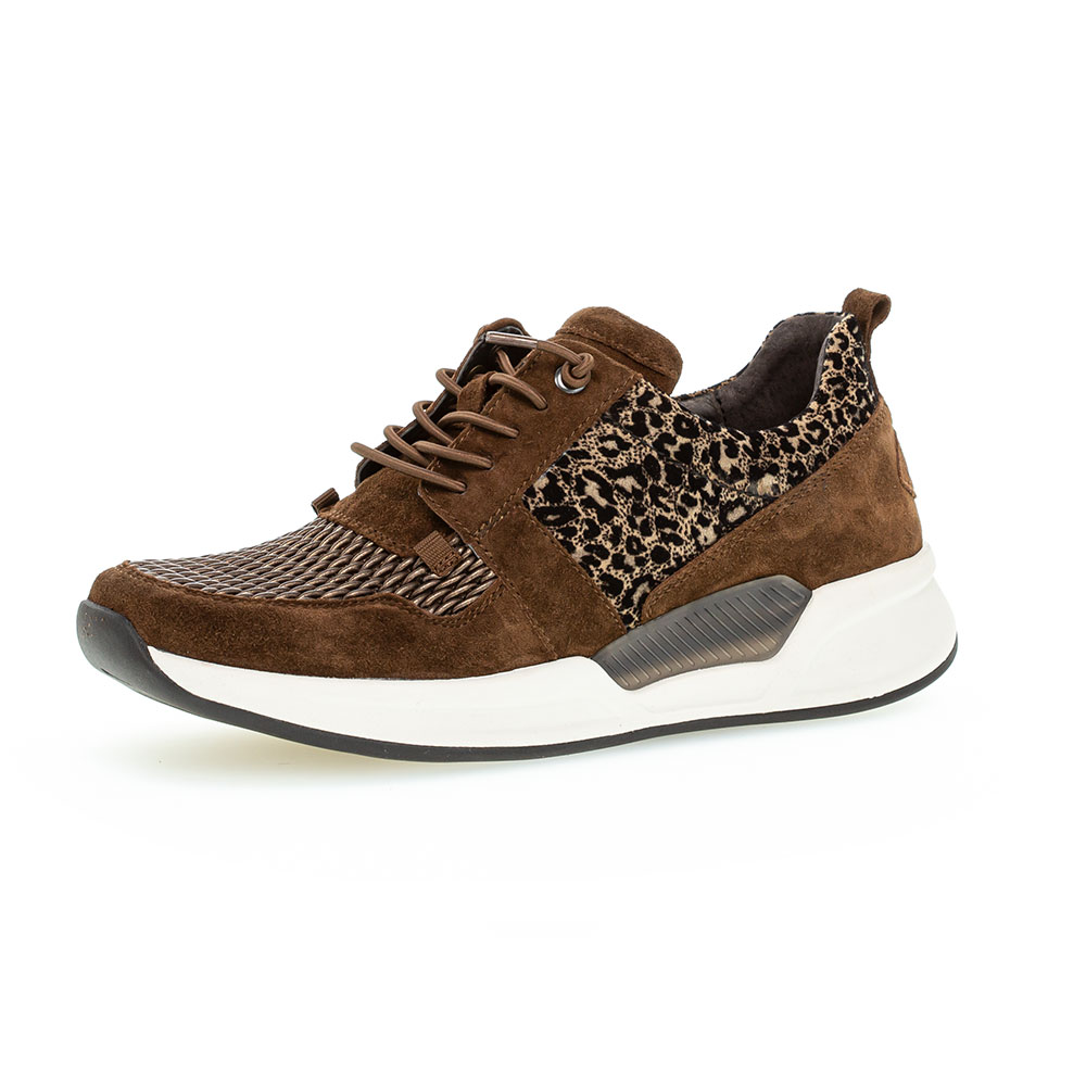 Gabor rollingsoft Sneaker in Braun 96.955.81 Gabor rollingsoft Sneaker in Braun 96.955.81