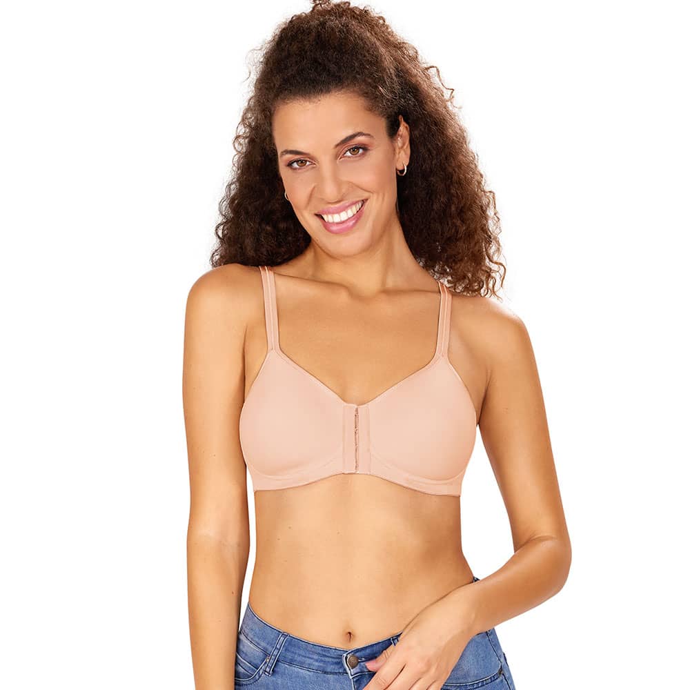 Amoena Prothesen-BH Mara mit Vorderverschluss in Rose Nude - Model