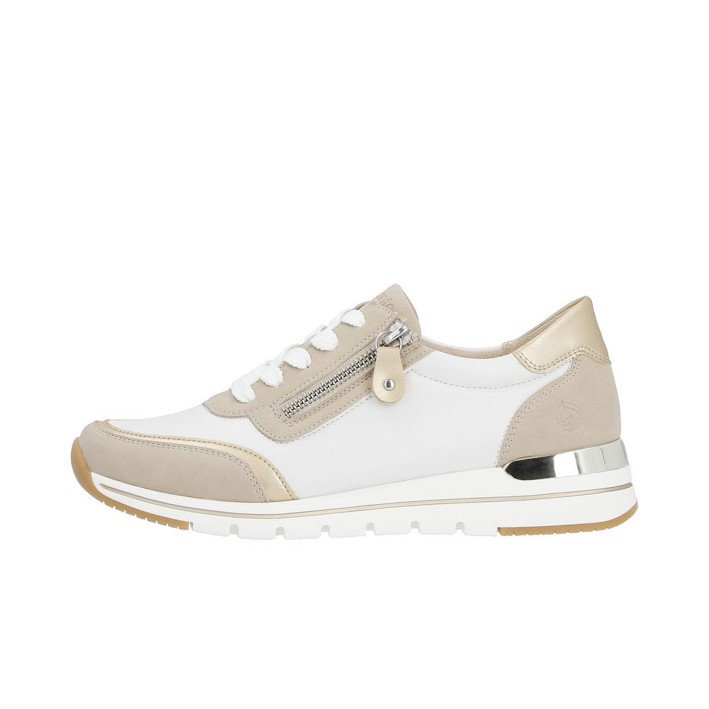 Remonte Sneaker Beige-Weiss Aussenseite