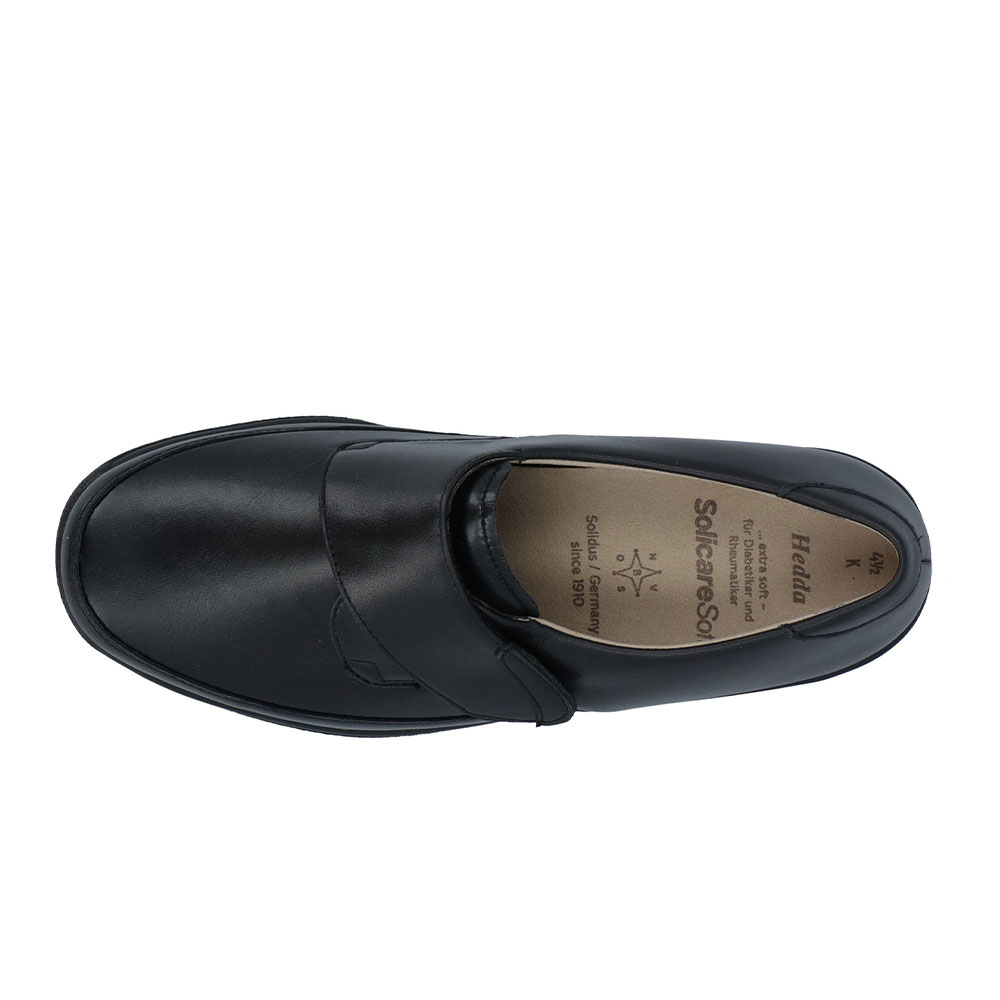 Solidus Damen-Halbschuh Hedda in Schwarz - Oben