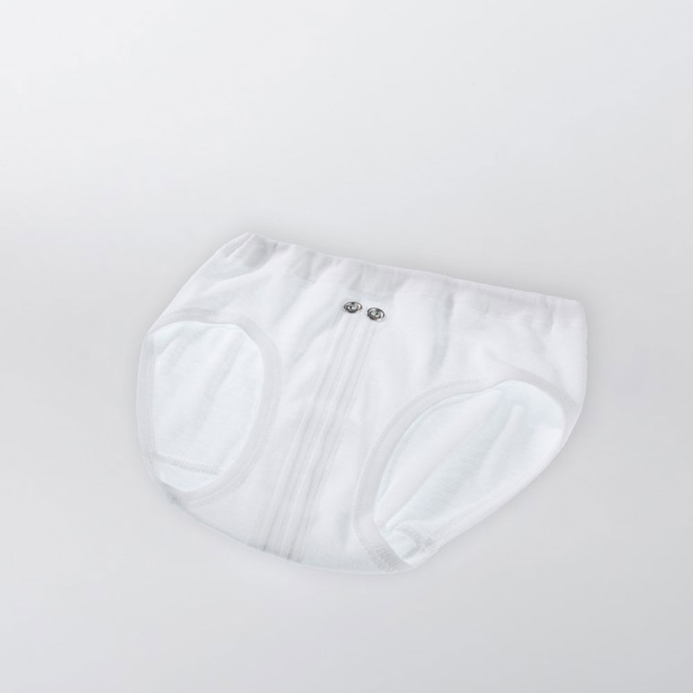 Klingelhose  Unterhose aus Baumwolle weiss