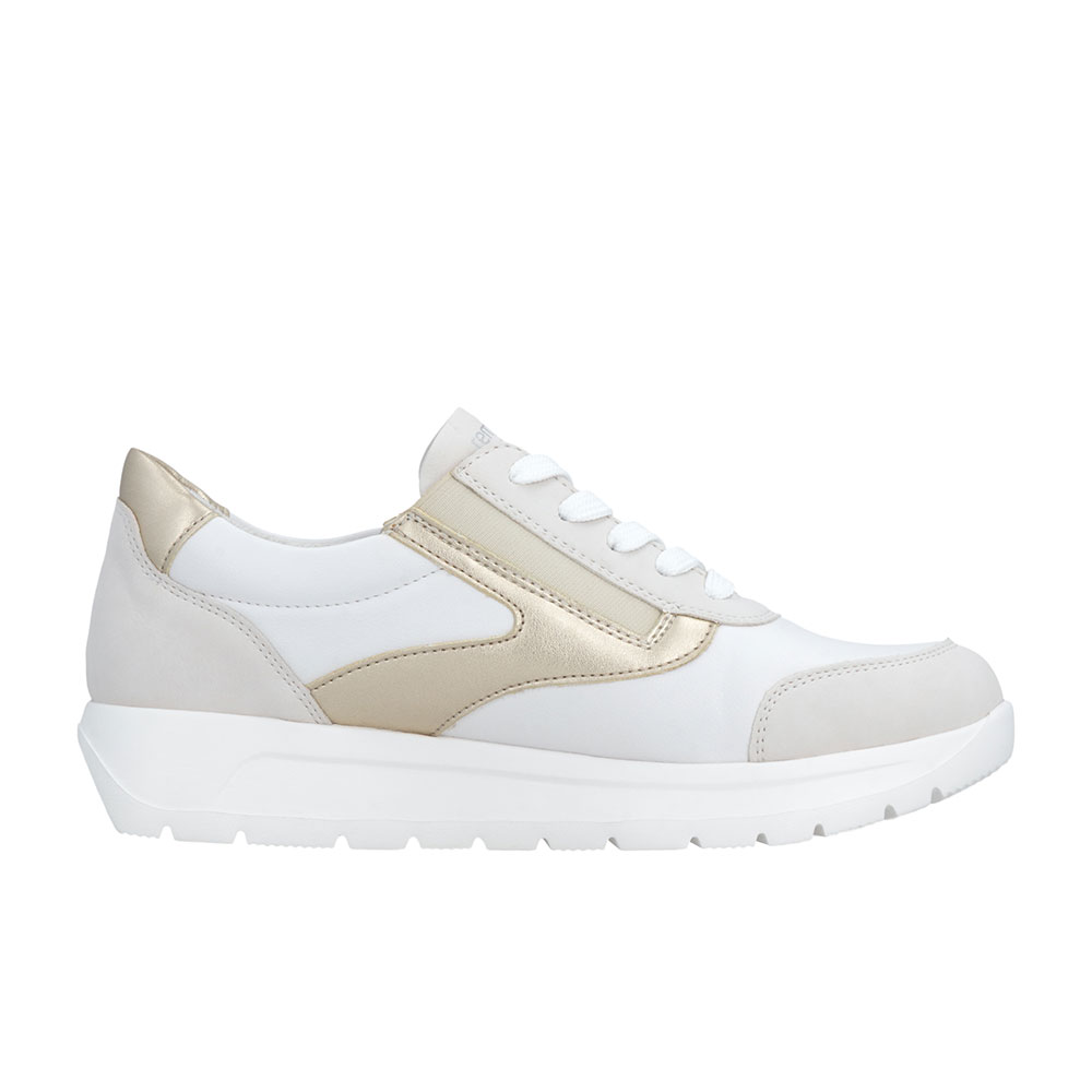 Remonte Sneaker Weiß-Gold D2V02-80 - Innenseite