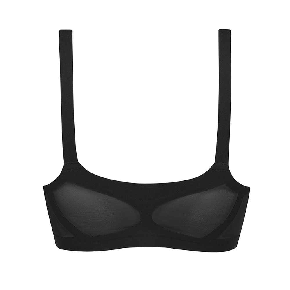 Amoena Prothesen-BH Jackie SB in Schwarz - Rückseite