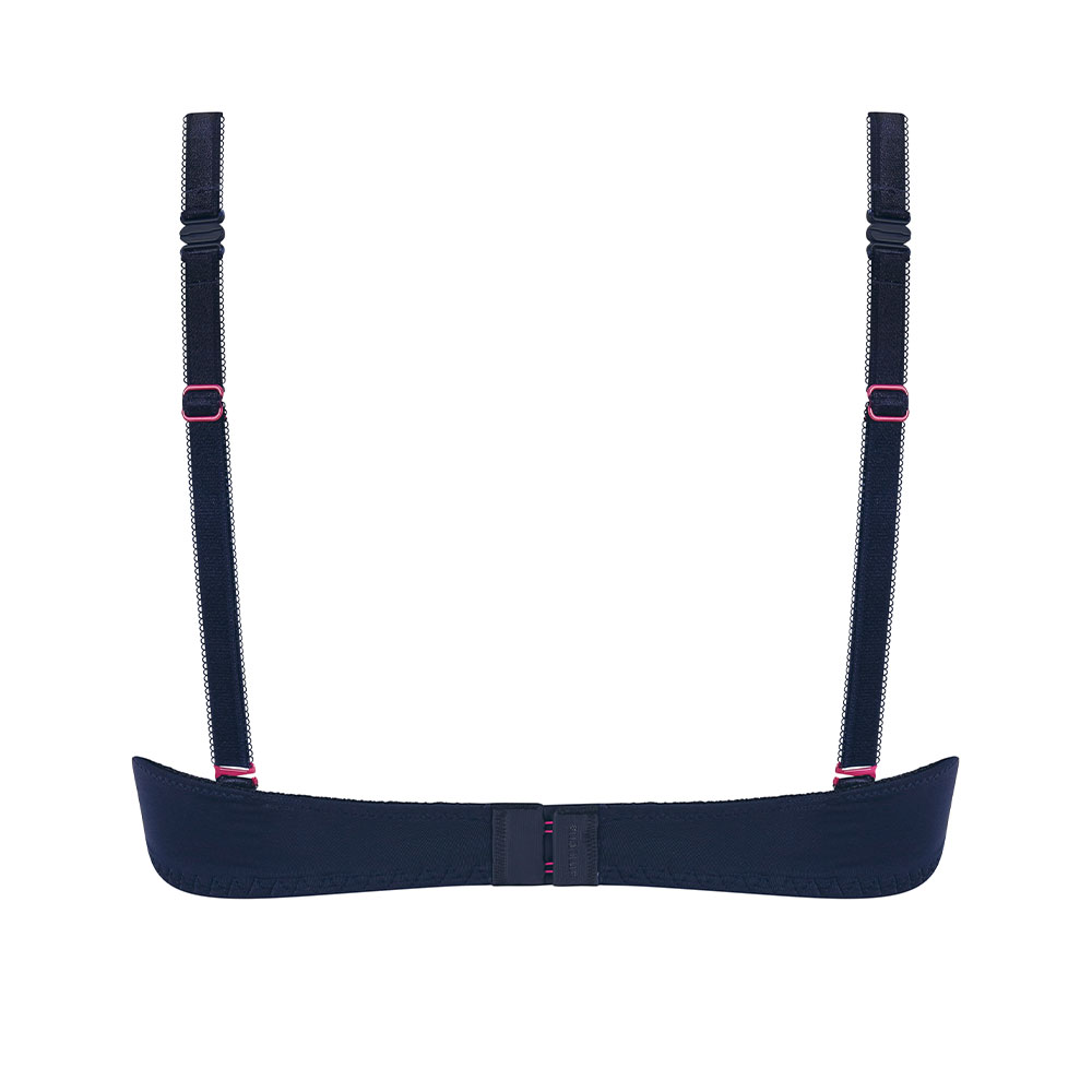 Amoena Prothesen-BH Delila SBP in Dunkelblau/Magenta Amoena Prothesen-BH Delila SBP in Dunkelblau/Magenta - Rückseite