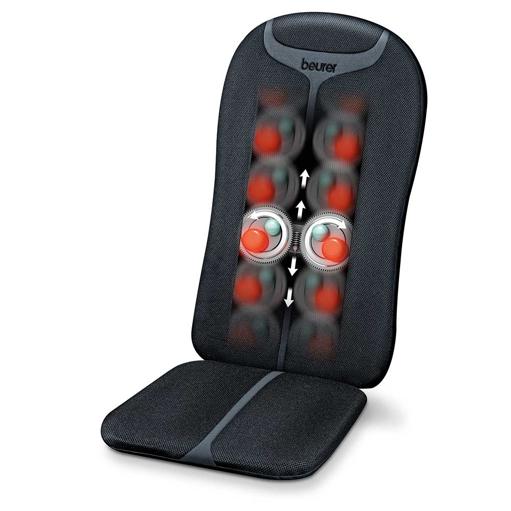 Beurer Massagesitzauflage MG 205, 4 rotierende Massageköpfe