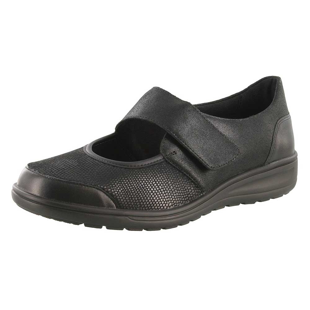 schwarz| Solidus Ballerinas Kate Glamour Black