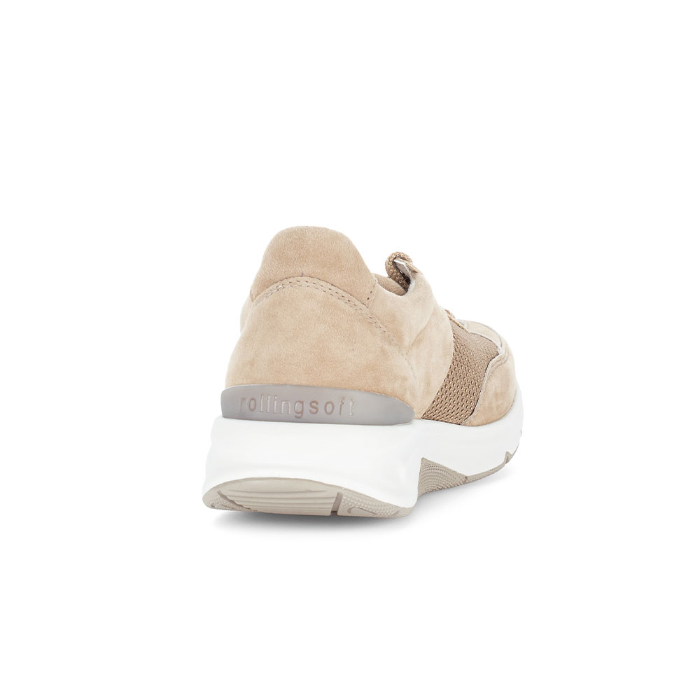 Gabor rollingsoft Sneaker in Sand - Ferse