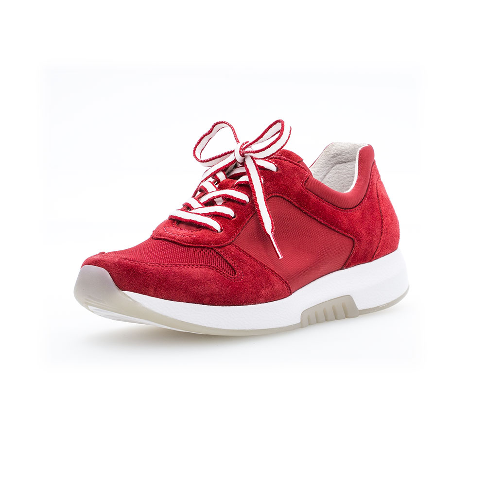 Gabor rollingsoft Sneaker in Rot - Frontansicht