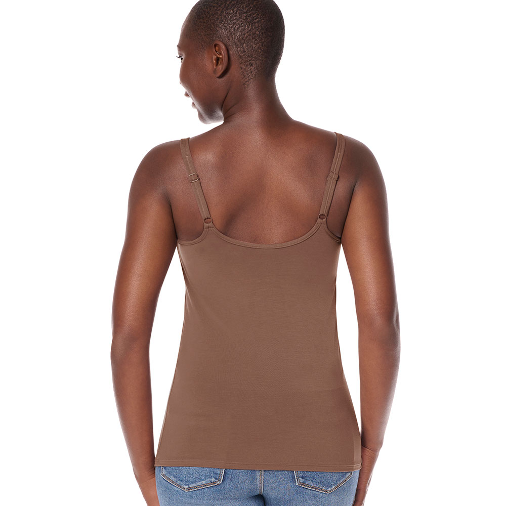 Amoena Valletta Top Mocha - Model Rückseite Amoena Valletta Top Mocha - Model Rückseite
