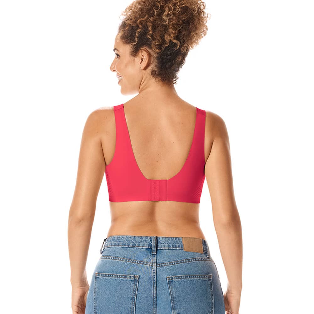 Amoena Prothesen-BH Linds Pink Amoena Prothesen-BH Linds Pink getragen am Model hinten