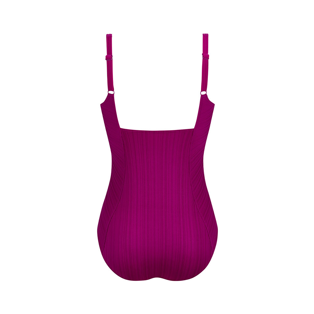 Amoena Prothesen-Badeanzug Treviso OP in Berry - Rückseite