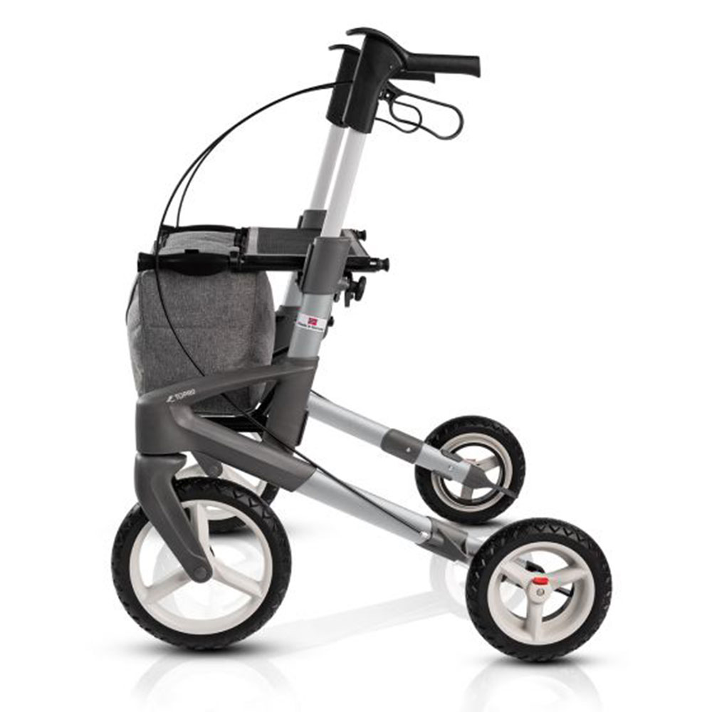 Topro Rollator Olympos ATR  in Schwarz - Seitenansicht