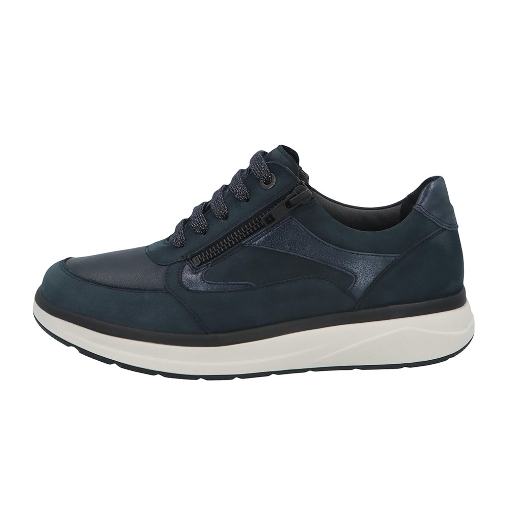 Solidus Damen-Halbschuh Karima in Blau- Außenseite