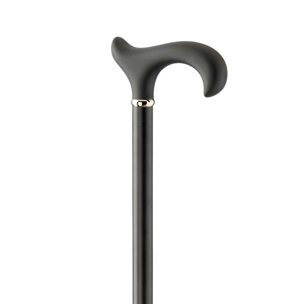 GASTROCK SOFT STEP DERBY Gehstock, bronzefarben mit Satinglanz, höhenverstellbar und mit Soft-DERBY-Griff