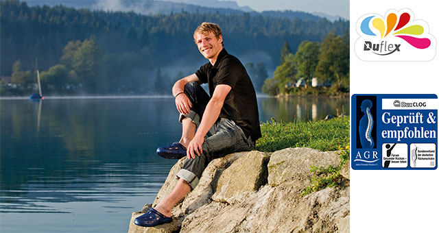 Chung Shi Dux Clogs Die federleichten Schuhe sind ergonomisch geformt und ohne Schadstoffe