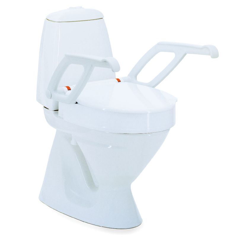 Invacare Toilettensitzerhoehung-aquatec90000-mit-Deckel und Armlehnen