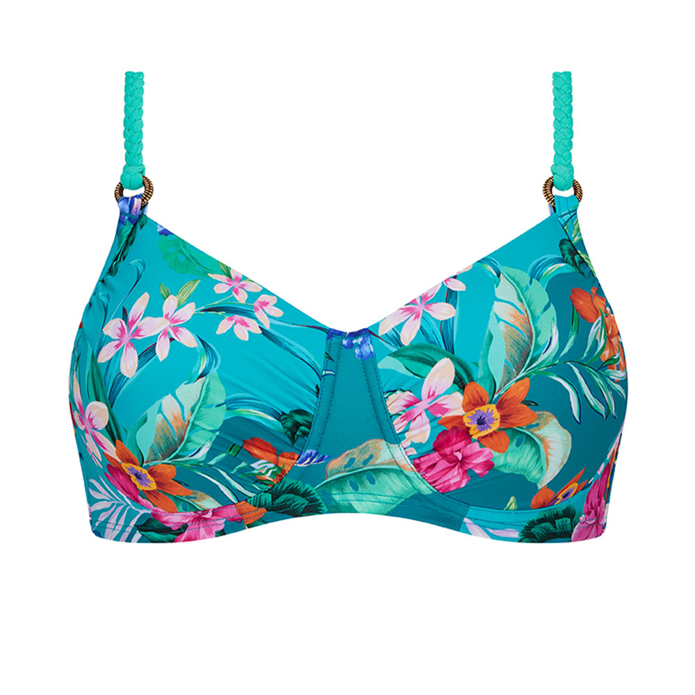 Amoena Bikinitop Alvor SBP in Türkis/Multi