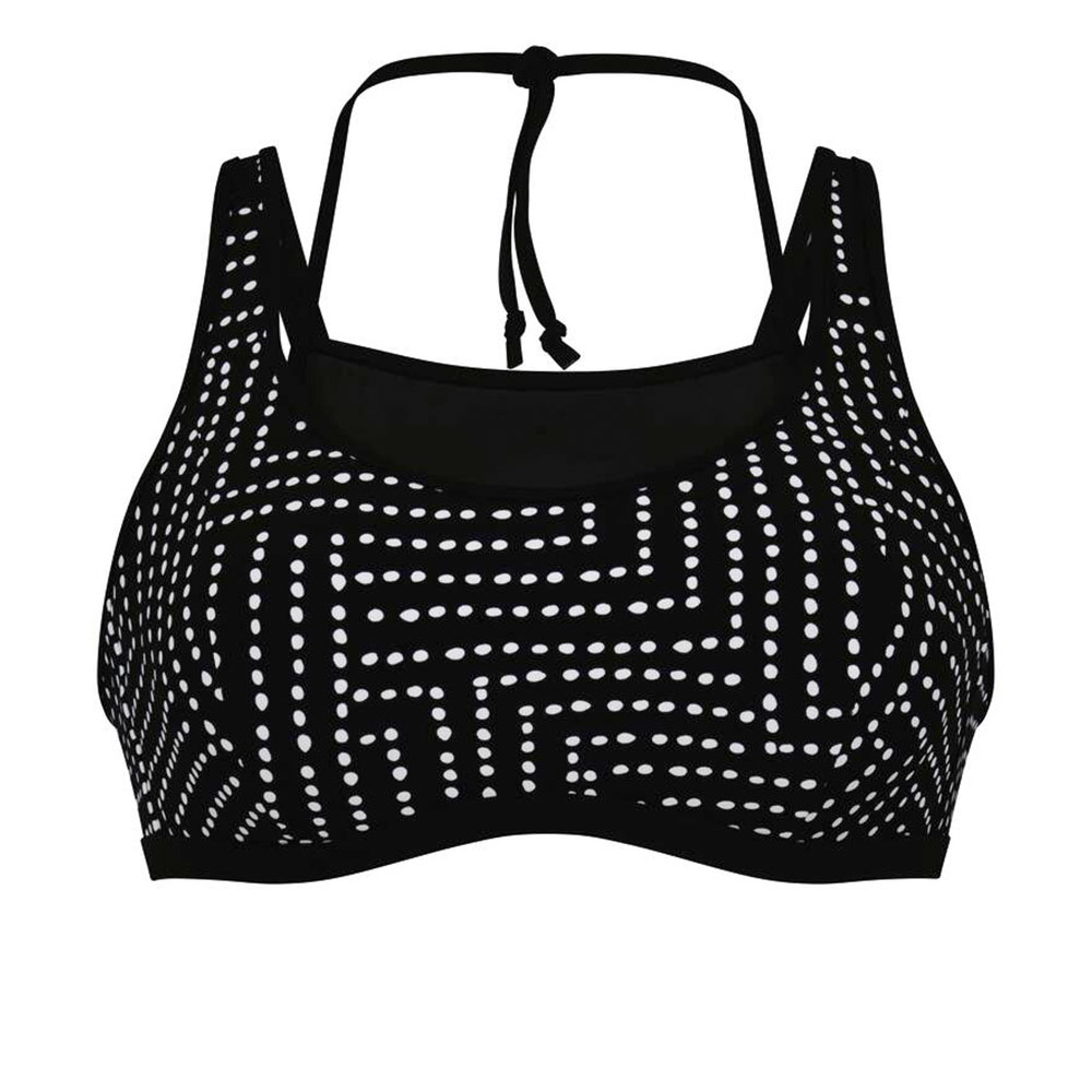 Anita care Bikinitop Simple Art Tabala in Schwarz
