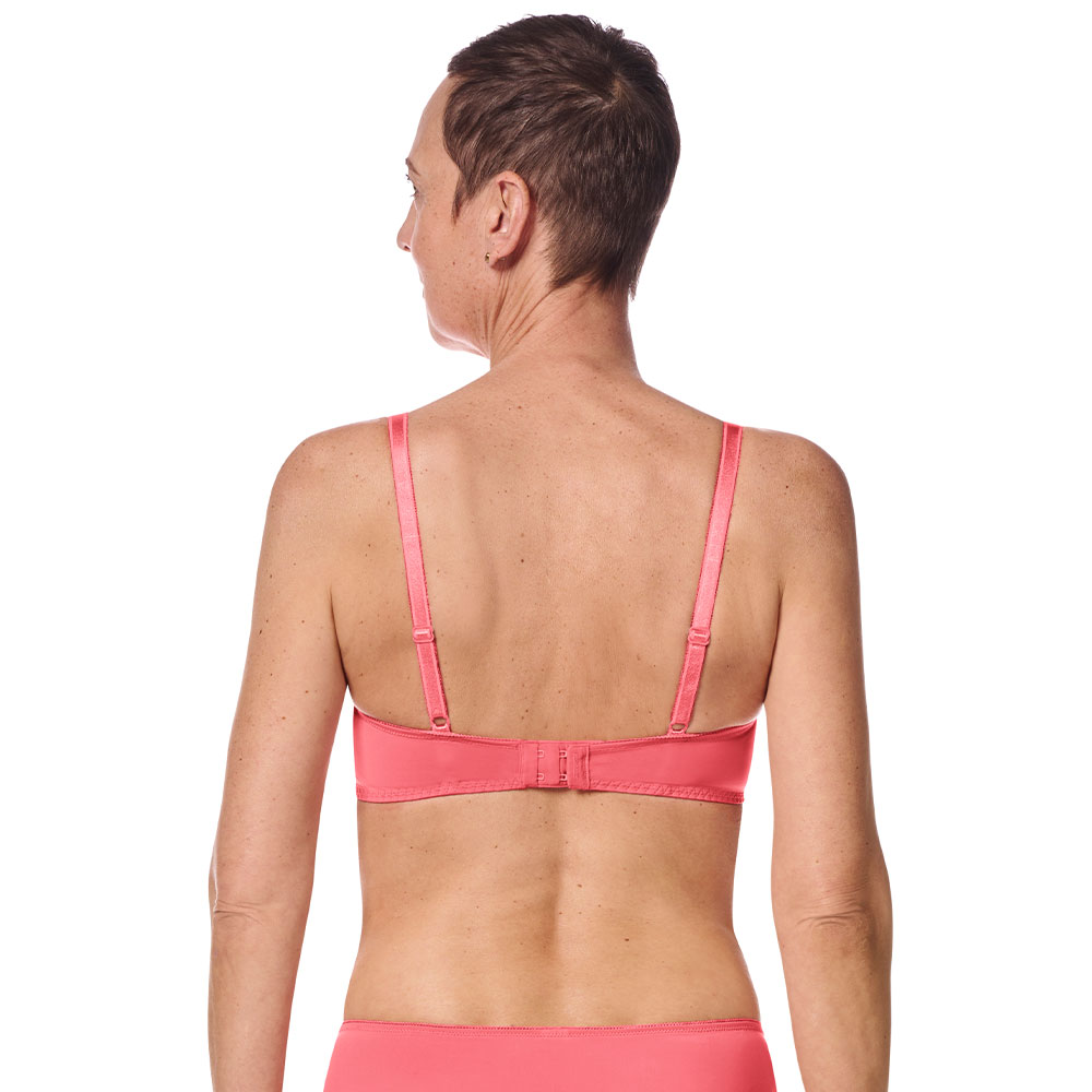 Amoena Prothesen-BH Glenda SB in Flamingo - Model Rückseite