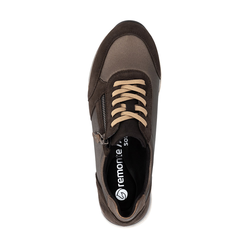 Remonte Damensneaker in Braun - Oberseite