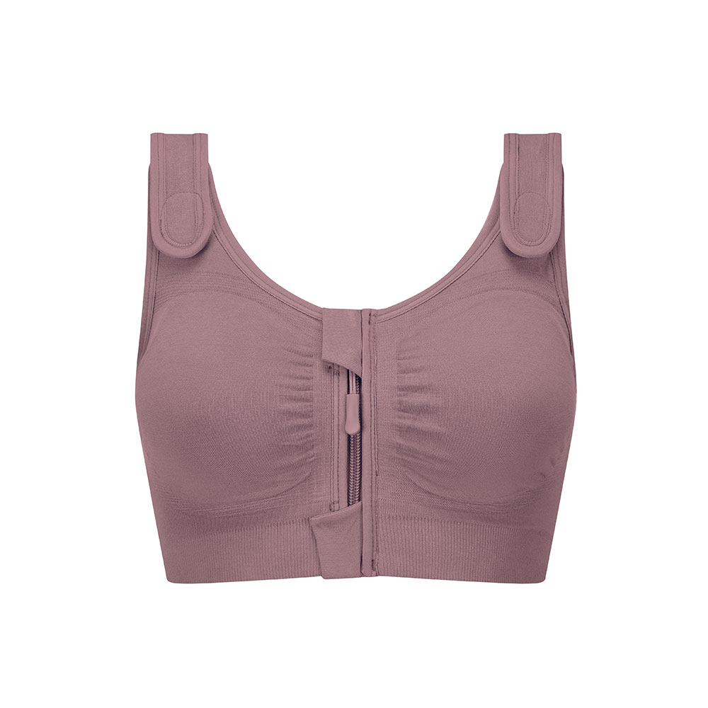 Amoena Prothesen-BH Leyla in Dark Mauve mit Frontverschluss