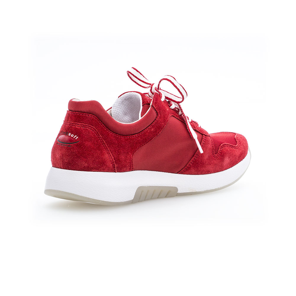 Gabor rollingsoft Sneaker in Rot - Ansicht Ferse
