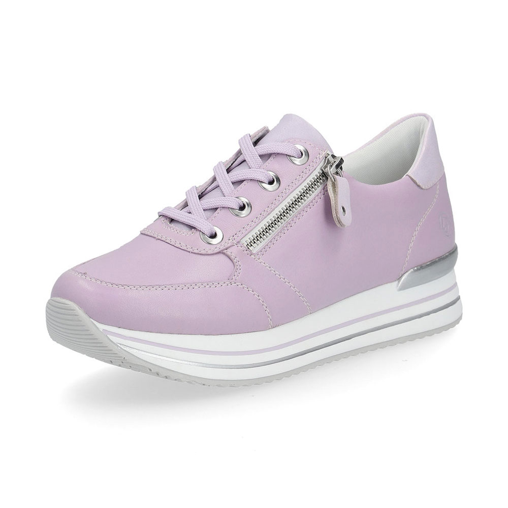 Remonte Damen Sneaker Flieder Remonte Damen Sneaker Flieder seitlich von vorne
